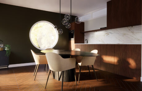 Interieurdesign maisonnette Amsterdam